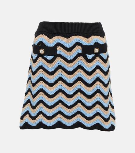 Chatou jacquard cotton miniskirt - Rebecca Vallance - Modalova