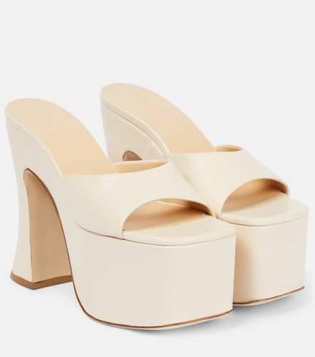 Mules de piel con plataforma - Magda Butrym - Modalova