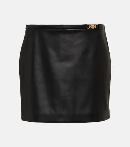 Medusa '95 leather miniskirt - Versace - Modalova