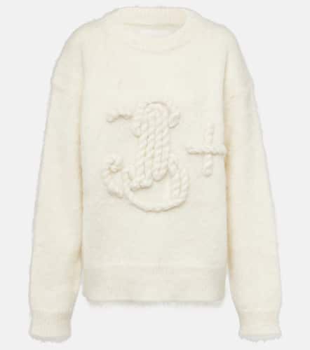 Monogram mohair-blend sweater - Jil Sander - Modalova