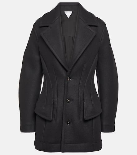 Sculptured wool-blend coat - Bottega Veneta - Modalova