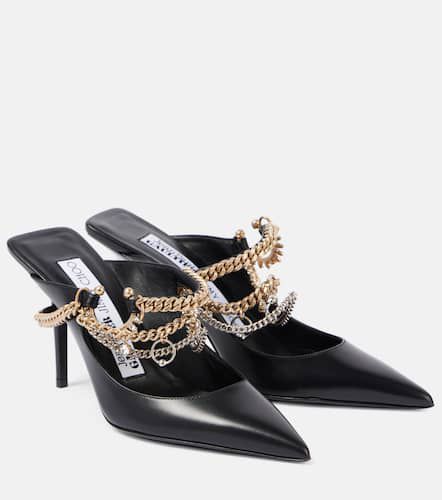 X Jean Paul Gaultier embellished leather slingback pumps - Jimmy Choo - Modalova