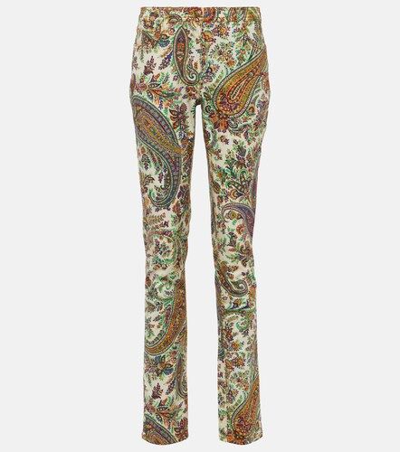 Etro Mid-Rise Slim Jeans - Etro - Modalova