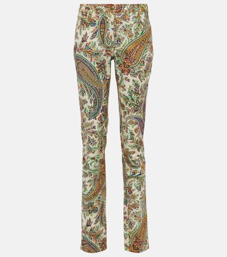 Etro Paisley mid-rise slim jeans - Etro - Modalova