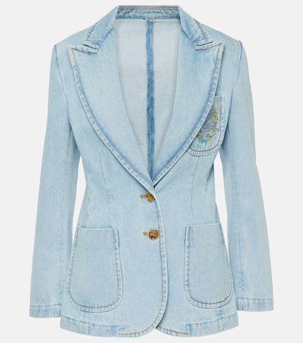 Etro Blazer di jeans con ricamo - Etro - Modalova