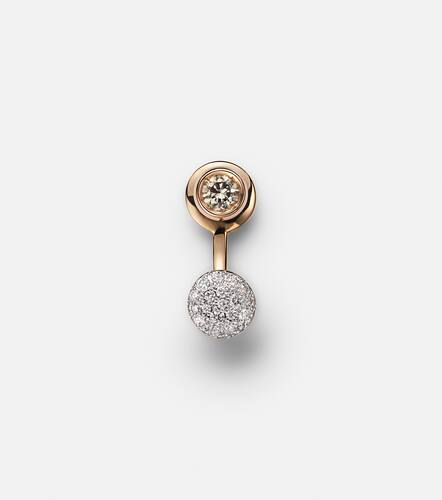 Sabbia 18kt rose single earring with diamonds - Pomellato - Modalova