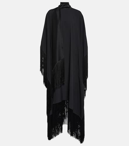 Mrs. Ross fringe-trimmed crÃªpe kaftan - Taller Marmo - Modalova