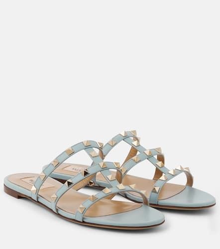 Rockstud leather sandals - Valentino Garavani - Modalova