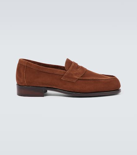 Cannes suede penny loafers - George Cleverley - Modalova