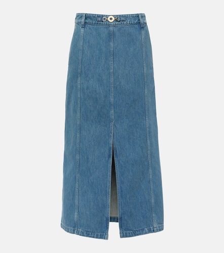 Patou High-rise denim midi skirt - Patou - Modalova