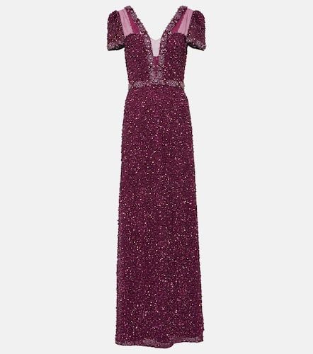 Robe longue à sequins - Jenny Packham - Modalova
