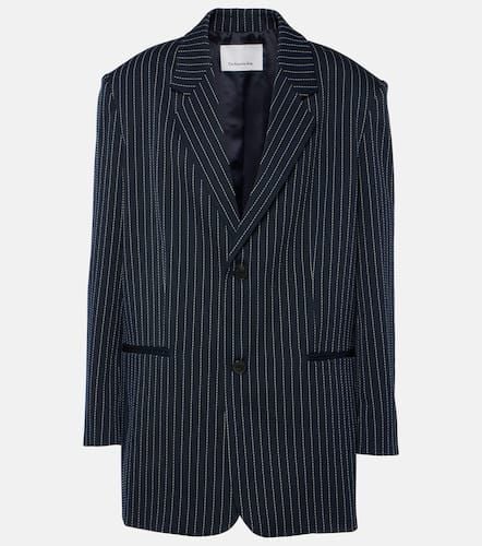 Aiden pinstripe twill blazer - The Frankie Shop - Modalova