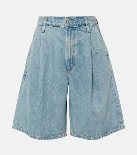 Ellis mid-rise denim Bermuda shorts - Agolde - Modalova