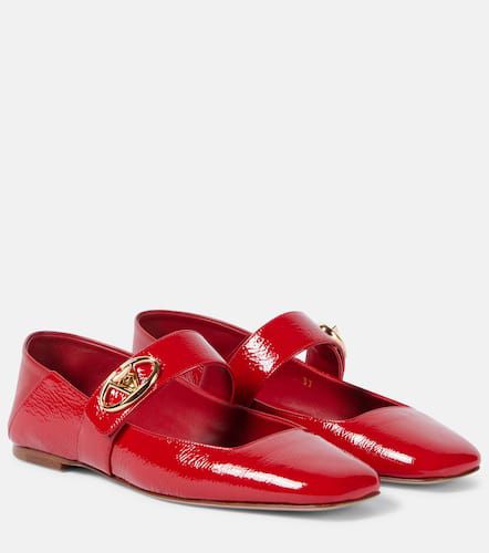 VLogo Locker patent leather Mary Jane flats - Valentino Garavani - Modalova