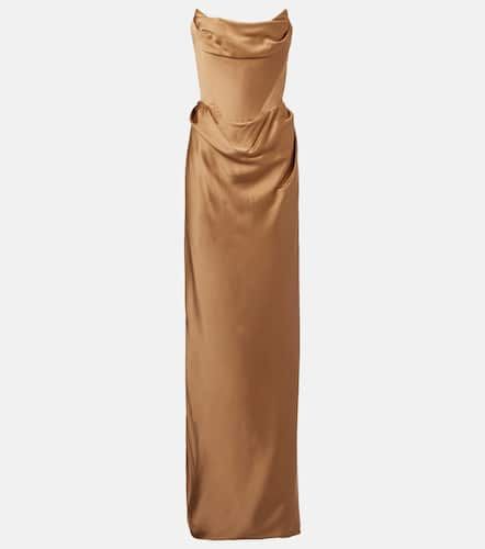Galaxyno strapless satin corset gown - Vivienne Westwood - Modalova
