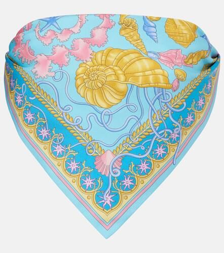 Underwater Barocco twill bandeau top - Versace - Modalova