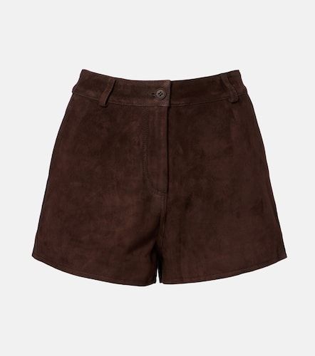 Nour Hammour Leontine suede shorts - Nour Hammour - Modalova