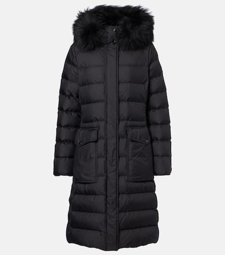 Moncler Daunenjacke mit Shearling - Moncler - Modalova