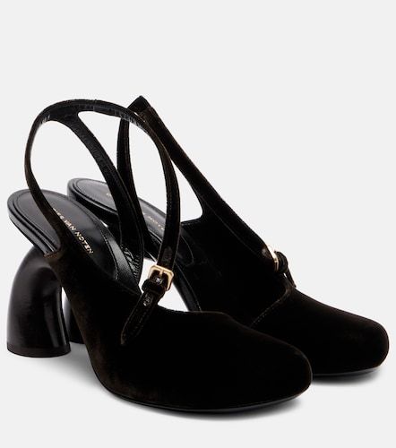 Slingback-Pumps 95 aus Samt - Dries Van Noten - Modalova