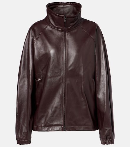 Chaqueta bomber oversized de piel - Magda Butrym - Modalova