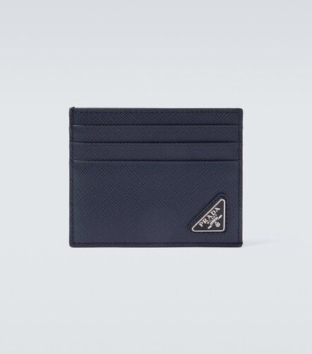 Portacarte in pelle Saffiano con logo - Prada - Modalova