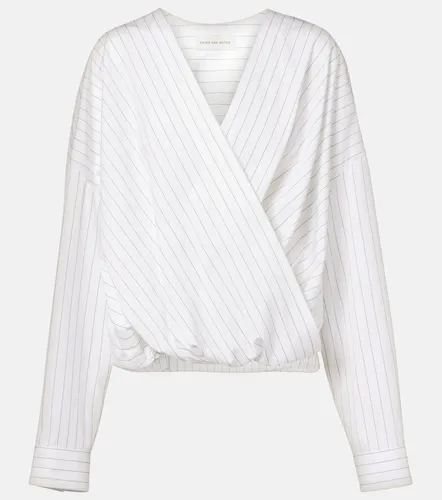 Top de algodón a rayas - Dries Van Noten - Modalova