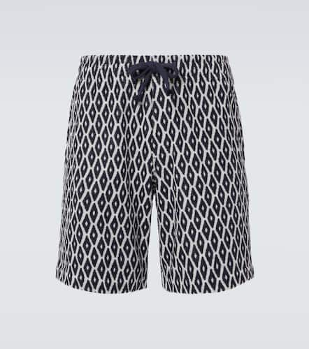 Printed cotton-blend terry shorts - Orlebar Brown - Modalova