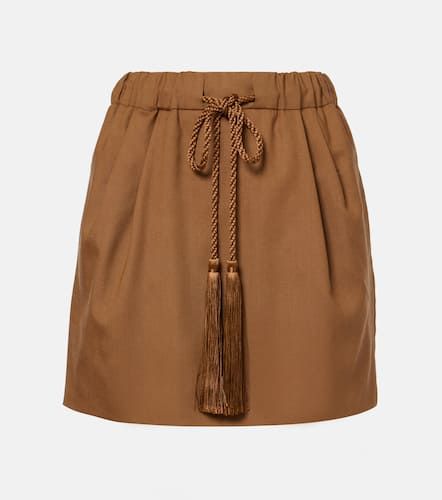 Tabarin wool and silk-blend miniskirt - Max Mara - Modalova