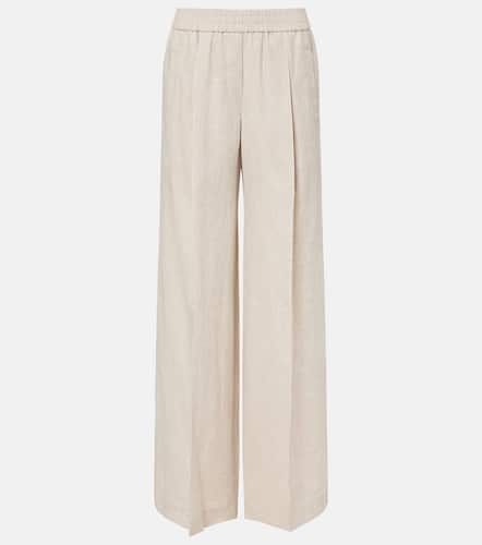 Linen wide-leg pants - Brunello Cucinelli - Modalova