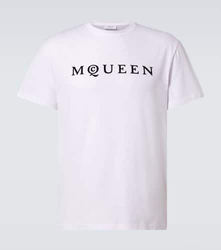 Logo printed cotton T-shirt - Alexander McQueen - Modalova