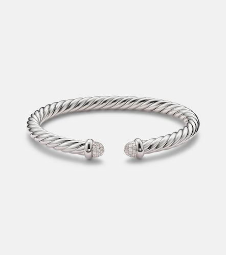 Bracciale Cable Flex® in sterling 925 con diamanti - David Yurman - Modalova