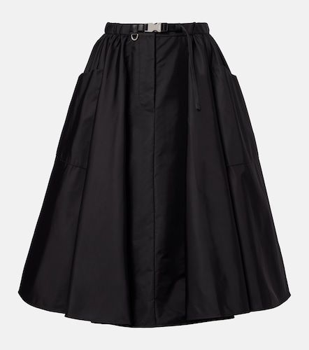 Falda midi de Re-Nylon con cinturón - Prada - Modalova