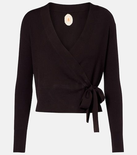 Virgin wool wrap cardigan - Jardin des Orangers - Modalova