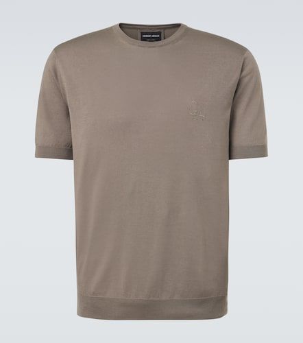 Silk and cotton sweater - Giorgio Armani - Modalova