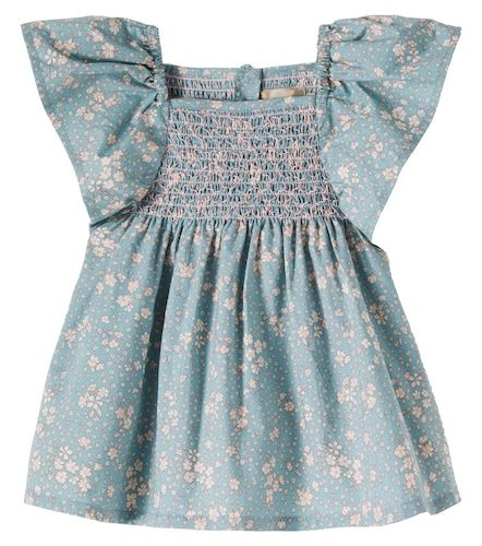Bebé - vestido Elva de algodón floral - Wheat - Modalova