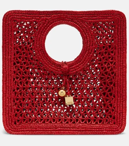 Spiaggia Small raffia top-handle bag - Jacquemus - Modalova