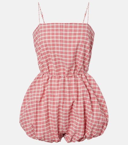 Riatto checked cotton romper - Faithfull - Modalova