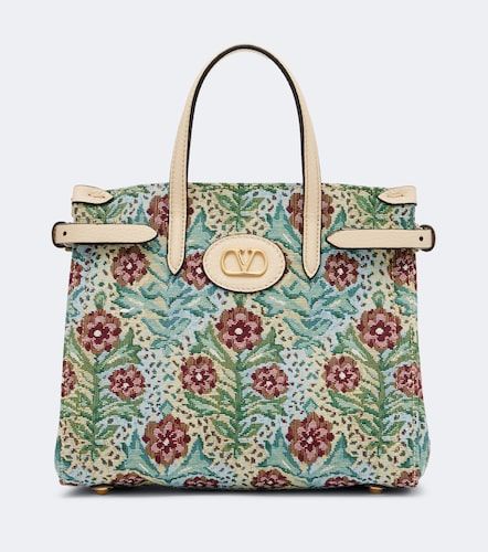 Borsa Antibes Small in canvas floreale - Valentino Garavani - Modalova