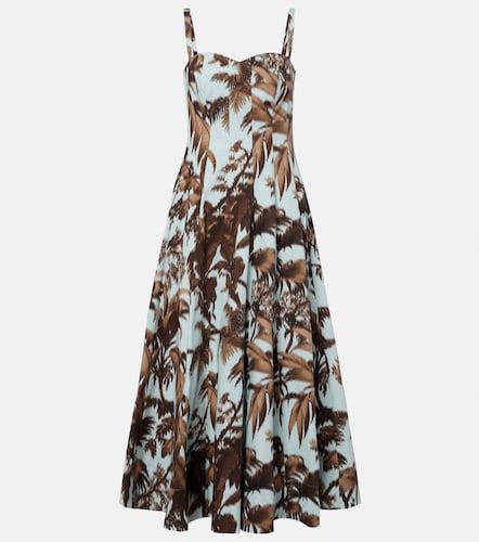 Midikleid aus Popeline - Oscar de la Renta - Modalova