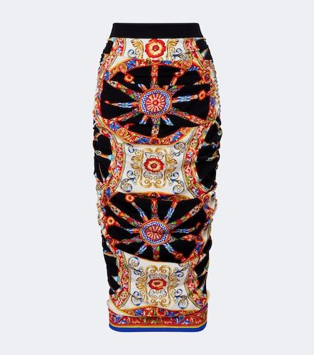 Midirock Carretto aus einem Seidengemisch - Dolce&Gabbana - Modalova