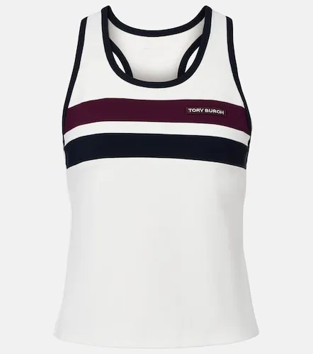 Tory Burch Striped jersey tank top - Tory Burch - Modalova