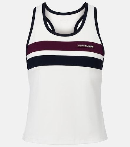 Tank top de jersey a rayas - Tory Burch - Modalova