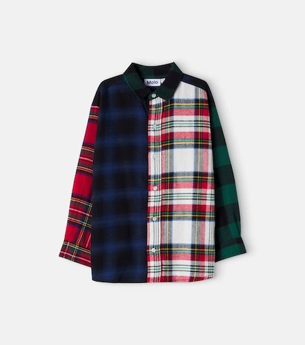 Camisa Remon de algodón a cuadros - Molo - Modalova