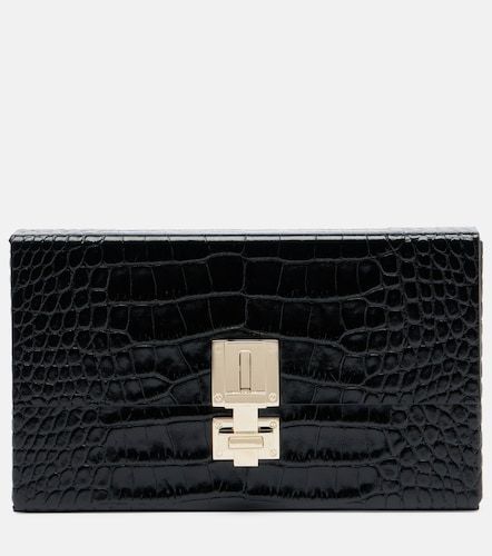T Latch croc-effect leather box clutch - Tom Ford - Modalova
