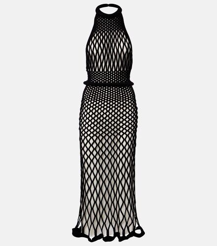 Halterneck open-back mesh midi dress - Givenchy - Modalova