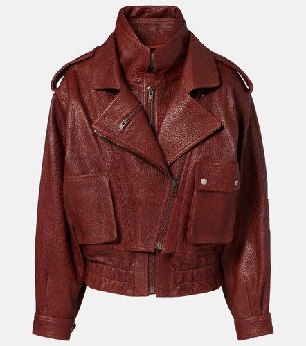Aneli leather bomber jacket - Isabel Marant - Modalova