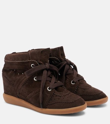 Bobby suede wedge sneakers - Isabel Marant - Modalova