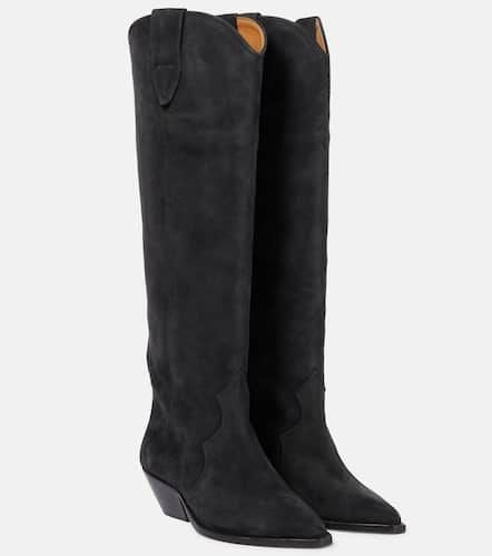 Denvee suede knee-high boots - Isabel Marant - Modalova