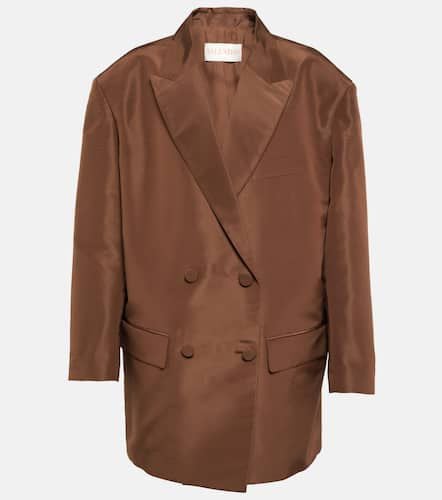 Double-breasted silk blazer - Valentino - Modalova