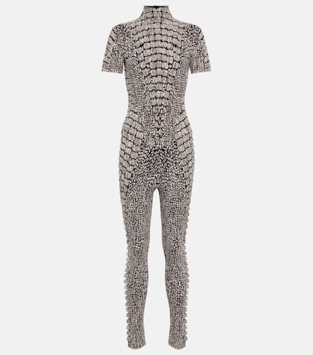 AlaÃ¯a Jacquard jersey jumpsuit - Alaia - Modalova